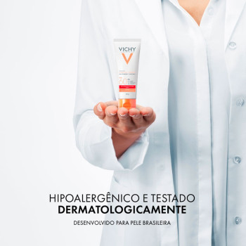 Protetor Solar Facial Vichy Capital Soleil UV-Pigment Control FPS 60 Antimanchas Solares 3 em 1 Cor 3.0 40g