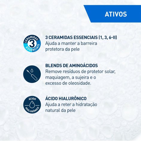 Espuma Cremosa de Limpeza Hidratante Cerave Sem Perfume 140g Espuma Cremosa de Limpeza Hidratante Cerave Sem Perfume 140g