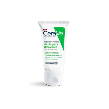  Espuma Cremosa de Limpeza Hidratante Cerave Sem Perfume 60g