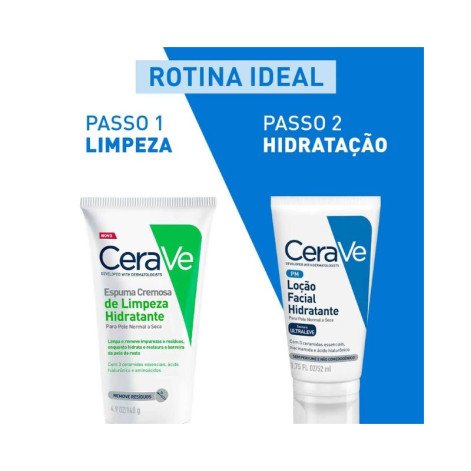 Espuma Cremosa de Limpeza Hidratante Cerave Sem Perfume 60g Espuma Cremosa de Limpeza Hidratante Cerave Sem Perfume 60g