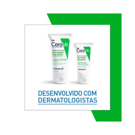 Espuma Cremosa de Limpeza Hidratante Cerave Sem Perfume 60g Espuma Cremosa de Limpeza Hidratante Cerave Sem Perfume 60g