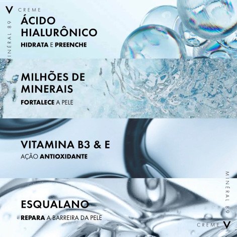 Creme Hidratante Fortalecedor Vichy Minéral 89 72h 40ml