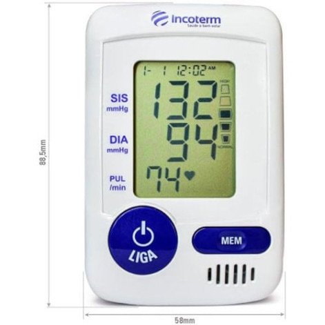 Medidor de Pressão Digital de Pulso Incoterm MP060
