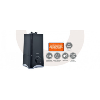 Umidificador de Ar Ultrassônico 3l Bivolt Umd110 Preto - Incoterm