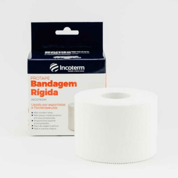 Incoterm Bandagem Protape Ridiga Esport Branco