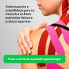Fita Kinésio Rolo 5cmx5m Vermelha Multilaser Saúde - HC043
