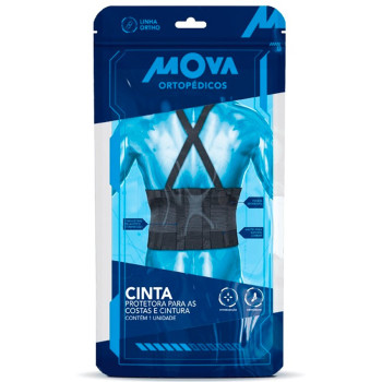 Cinta Mova Protetora Para Costas e Cintura Tamanho P