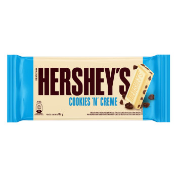 Barra De Chocolate Hershey'S Cookies'N'Creme Chocolate Branco 77G