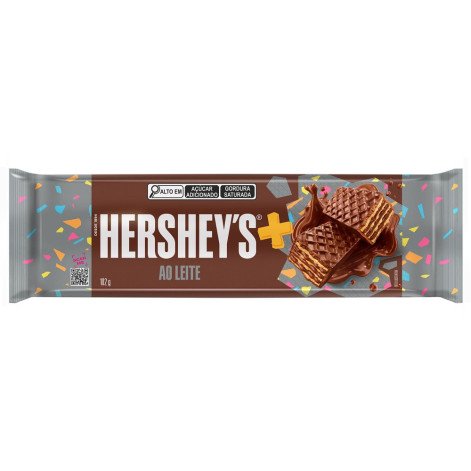 Wafer com Chocolate Ao Leite Hershey's 102g Wafer com Chocolate Ao Leite Hershey's 102g