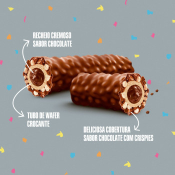Chocolate Hershey's Chocotubes Sabor Chocolate Ao Leite 25g