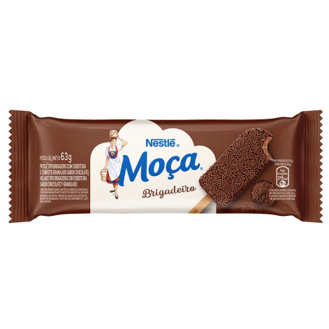 Picolé Brigadeiro Moça Nestlé 63g com Granulado