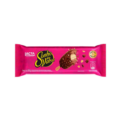 Sorvete Lacta Sonho De Valsa 69gr