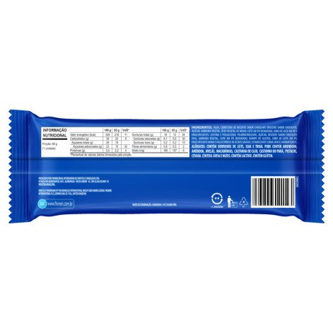 Picolé Baunilha com Biscoito Chocolate Oreo Pacote 65g