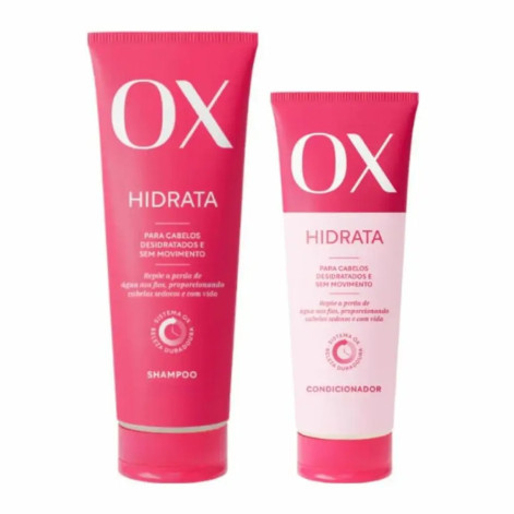Kit Hidrata Ox Hidrata Shampoo 375ml + Condicionador 170ml