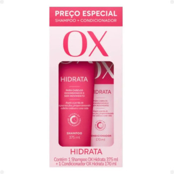 Kit Hidrata Ox Hidrata Shampoo 375ml + Condicionador 170ml