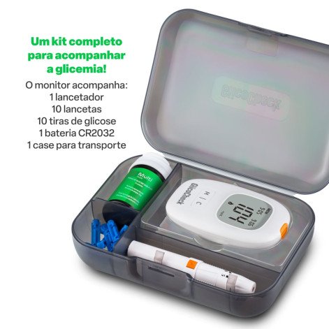 Monitor De Glicemia Glicocheck Care Plus Multi Saúde - HC487 HC487