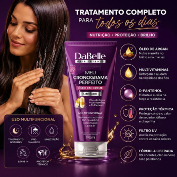 Óleo Em Creme DaBelle Meu Cronograma Perfeito Multifuncional 190ml