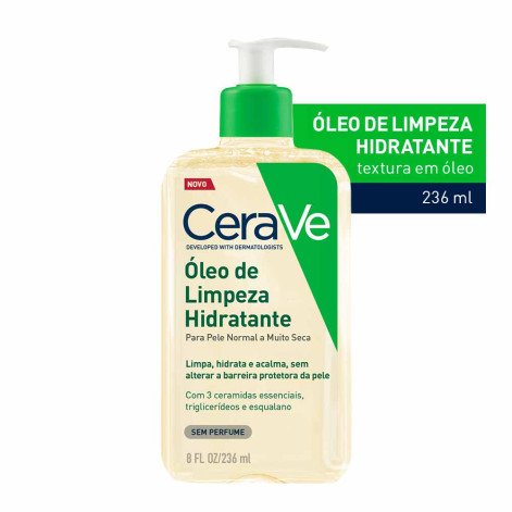 Óleo de Limpeza Hidratante CeraVe Sem Perfume 236ml Óleo de Limpeza Hidratante CeraVe Sem Perfume 236ml