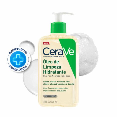 Óleo de Limpeza Hidratante CeraVe Sem Perfume 236ml Óleo de Limpeza Hidratante CeraVe Sem Perfume 236ml