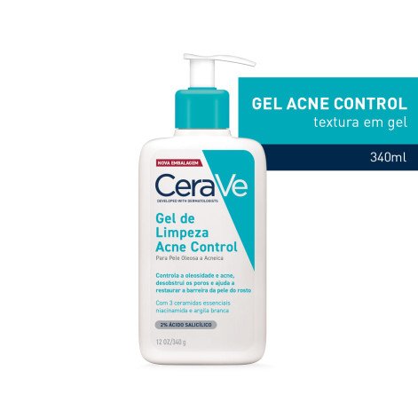 Gel Limpeza Cerave Acne Control 340G