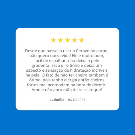 Loção Corporal CeraVe Hidratante com Ceramidas e Ácido Hialurônico Sem Perfume Pele Seca a Extra Seca 340ml Loção Corporal CeraVe Hidratante com Ceramidas e Ácido Hialurônico Sem Perfume Pele Seca a Extra Seca 340ml
