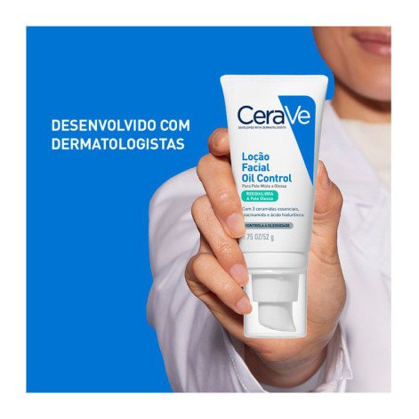 Loção Facial Oil Control Cerave Pele Mista a Oleosa 52g Loção Facial Oil Control Cerave Pele Mista a Oleosa 52g