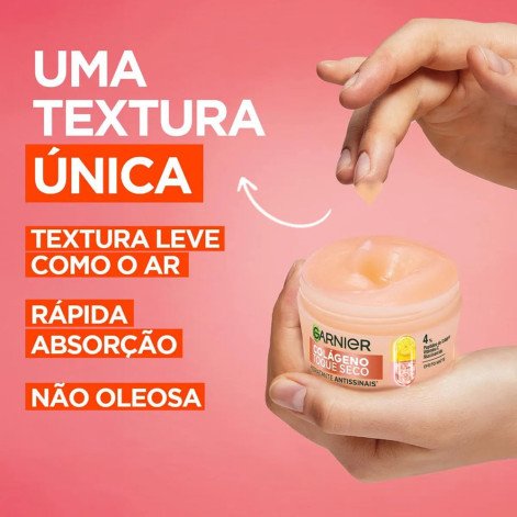 Hidratante Facial Antissinais Garnier Colágeno Toque Seco 85g Hidratante Facial Antissinais Garnier Colágeno Toque Seco 85g