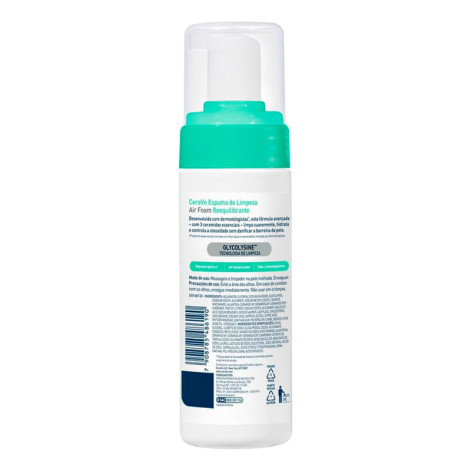 Espuma de Limpeza Facial Cerave Air Foam Reequilibrante 150ml Espuma de Limpeza Facial Cerave Air Foam Reequilibrante 150ml