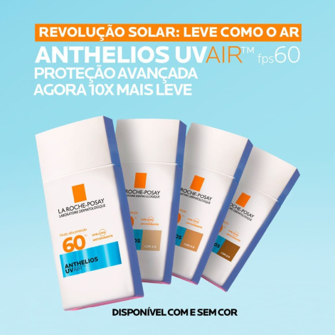 Protetor Solar Facial La Roche-Posay Anthelios UVAir FPS60 Cor 6.0 45ml Protetor Solar Facial La Roche-Posay Anthelios UVAir FPS60 Cor 6.0 45ml