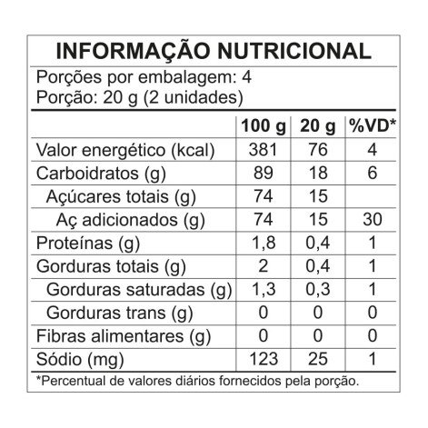 Bala de Gelatina Fini Tubes Azedinhos Sabor Morango e Nata 80g