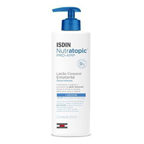 Loção Corporal para Pele Sensível Isdin Nutratopic Pro-AMP 400ml Loção Corporal para Pele Sensível Isdin Nutratopic Pro-AMP 400ml