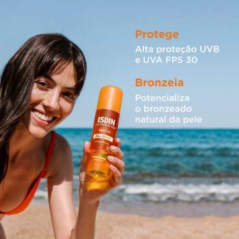 Protetor Solar e Bronzeador Isdin HydroOil FPS30 200ml