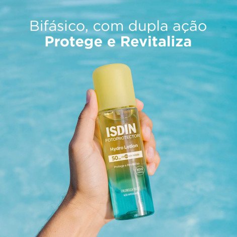 Protetor Solar Corporal Isdin FPS 50+ Bifásico Antioxidante HydroLotion 200ml