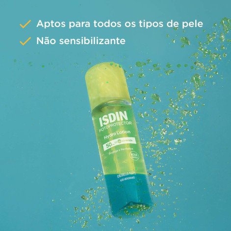 Protetor Solar Corporal Isdin FPS 50+ Bifásico Antioxidante HydroLotion 200ml
