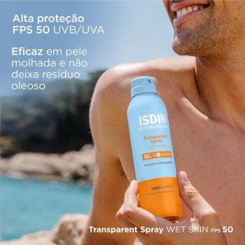 Protetor Solar Corporal Isdin Transparent Spray FPS 50 250ml