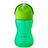 Copo Com Canudo Curvado Avent Verde 300ml