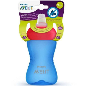 Copo de Transição Avent My Grippy Azul e Vermelho Capacidade 300ml