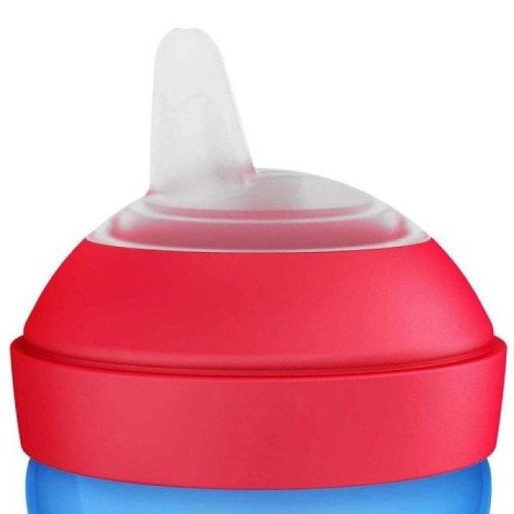 Copo de Transição Avent My Grippy Azul e Vermelho Capacidade 300ml Copo de Transição Avent My Grippy Azul e Vermelho Capacidade 300ml