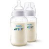 Kit Duplo Mamadeira Anti-Colic Transparente 330ml Philips Avent