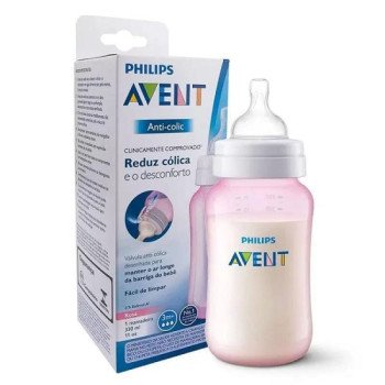 Mamadeira ANTI-COLIC Classica 330ML Rosa Philips AVENT SCY121/11