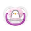 Chupeta Ultra Air Philips Avent 0-6 Meses Pinguim Rosa 1 Unidade