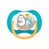 Chupeta Philips Avent Ultra Air Pinguim Cor Azul e Laranja 6-18 Meses 1 Unidade