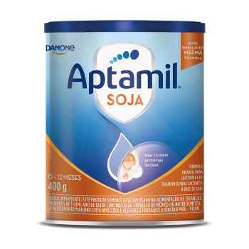 Fórmula Infantil Aptamil Soja 2 De 0 A 12 Meses 400g