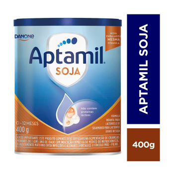 Fórmula Infantil Aptamil Soja 2 De 0 A 12 Meses 400g