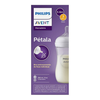 Mamadeira Avent Petala Transp 260ML