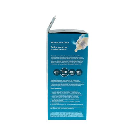 Mamadeira Avent Anti-colic 260ml Transparente 1m+