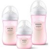 Kit 3 Mamadeiras ANTI-COLIC Petala 125/260/330ML Rosa Philips AVENT SCD838/28