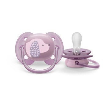 Chupeta Avent Ultra Soft SCF092/05 6-18 Meses Decorada Cachorro Rosa 1 Unidade Chupeta Avent Ultra Soft SCF092/05 6-18 Meses Decorada Cachorro Rosa 1 Unidade