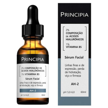 Sérum Facial Principia AH-2 Ácidos Hialurônicos + Vitamina B5 60ml