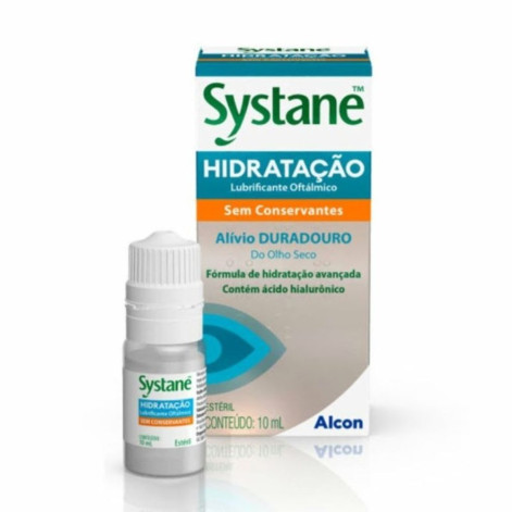 Systane Alcon Hidratação Lubrificante Solução Oftálmico Sem Conservantes 10ml